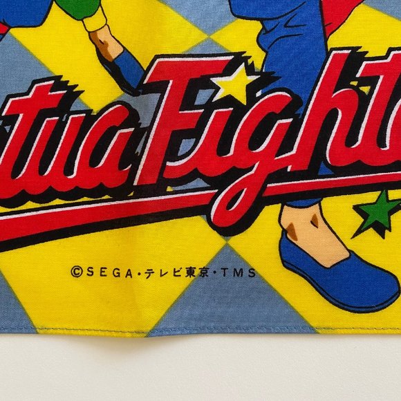 vintage 90s virtua fighter sega video game handkerchief new old stock - Picture 4 of 8